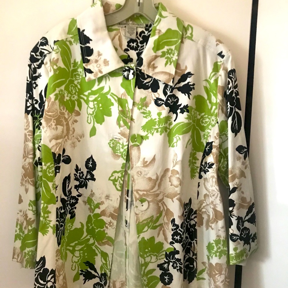 Green and White Jacket